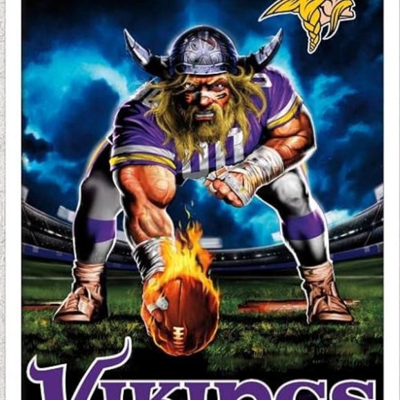 NFL Minnesota Vikings 2019 point stance poster - Picture 3 of 4